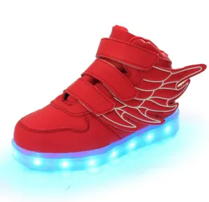 Boys & Girls Sneakers | Sport Led Usb Luminous Lighted Shoes