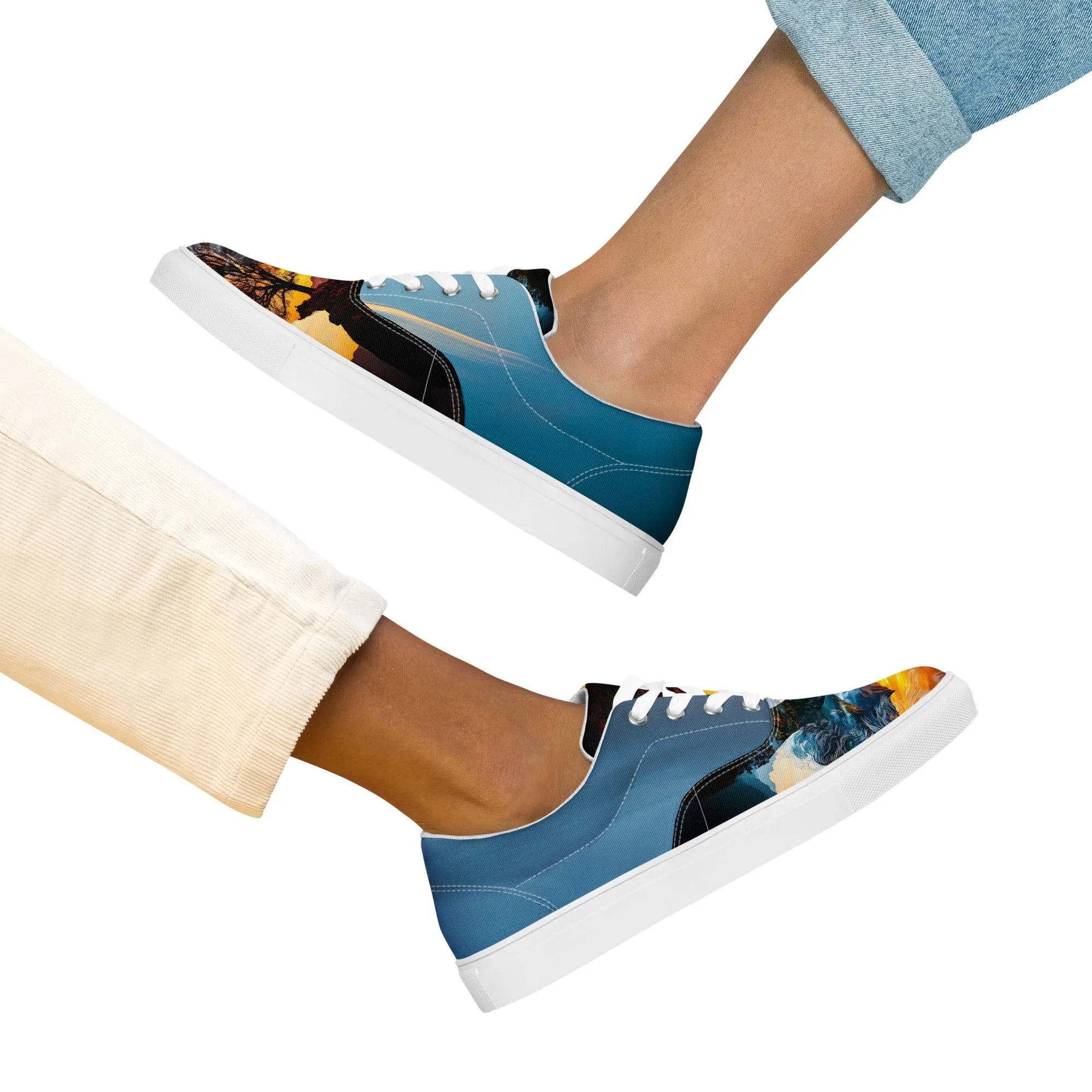 Centered Soul Women’s lace-up canvas shoes