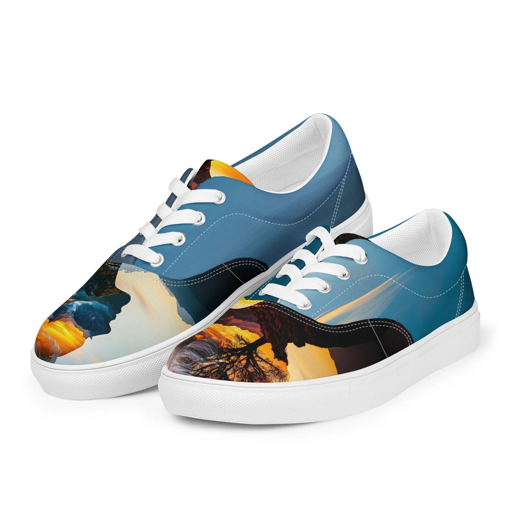Centered Soul Women’s lace-up canvas shoes