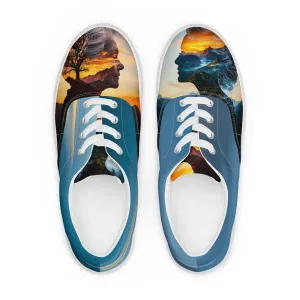 Centered Soul Women’s lace-up canvas shoes