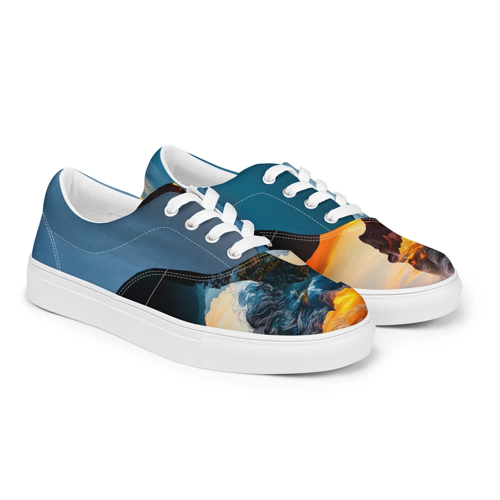 Centered Soul Women’s lace-up canvas shoes