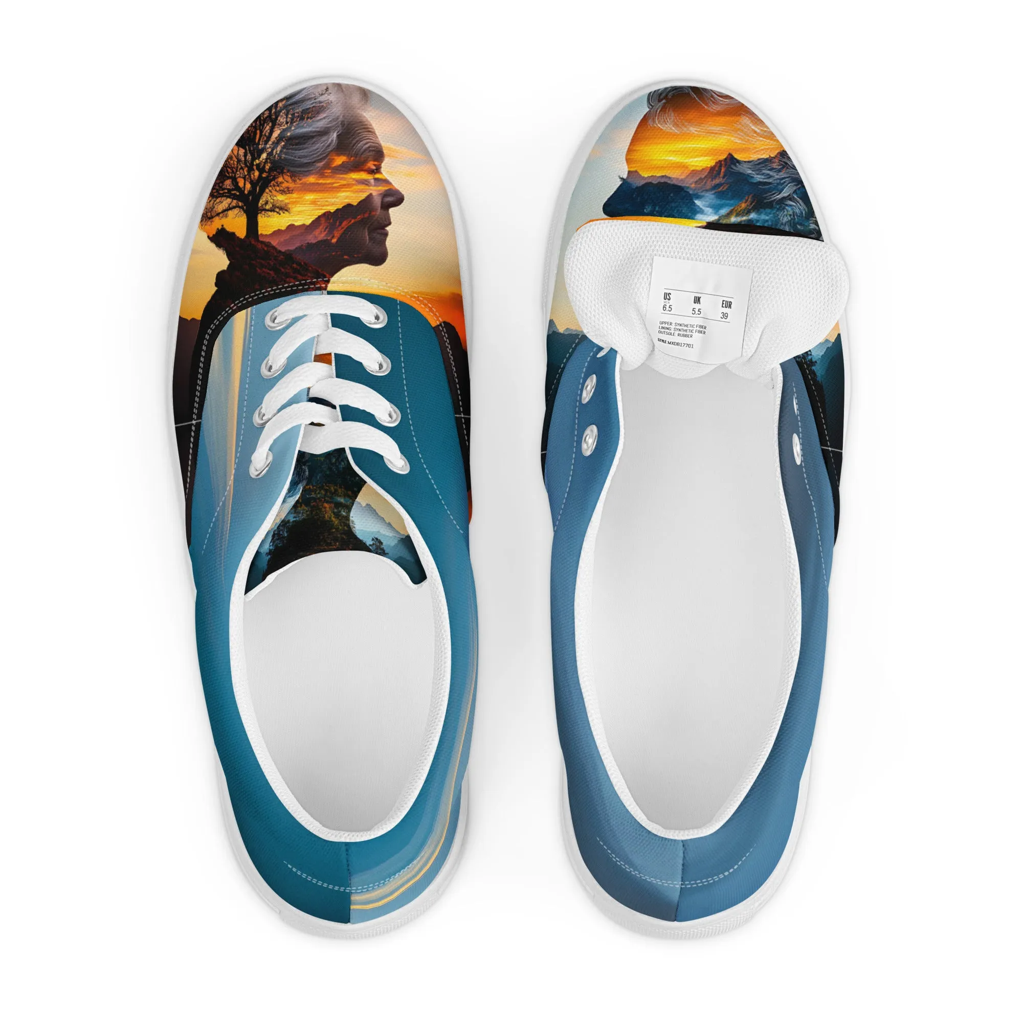 Centered Soul Women’s lace-up canvas shoes
