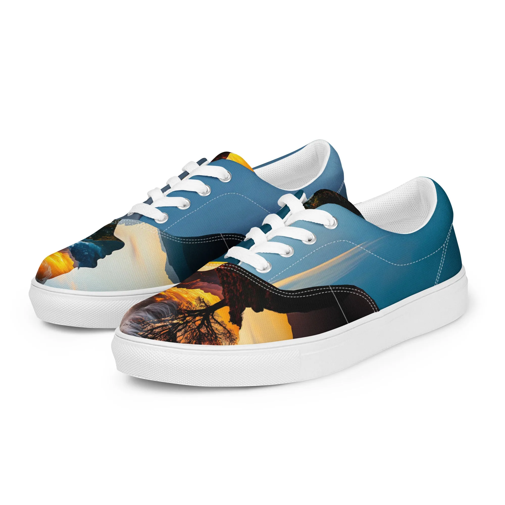 Centered Soul Women’s lace-up canvas shoes