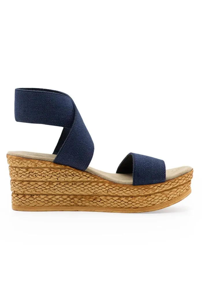 Charleston Shoe Bermuda in Navy Linen