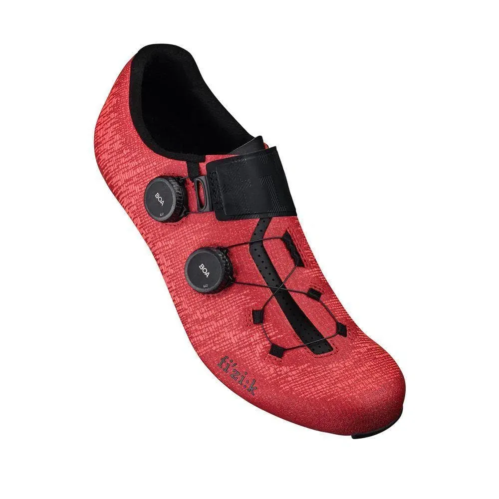 FIZIK Road Cycling Shoes R1 Vento Infinito Knit Carbon 2 - Coral/Black