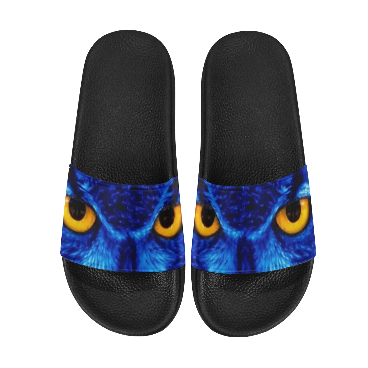 FLASHY BLUE OWL Women's Slide Sandals