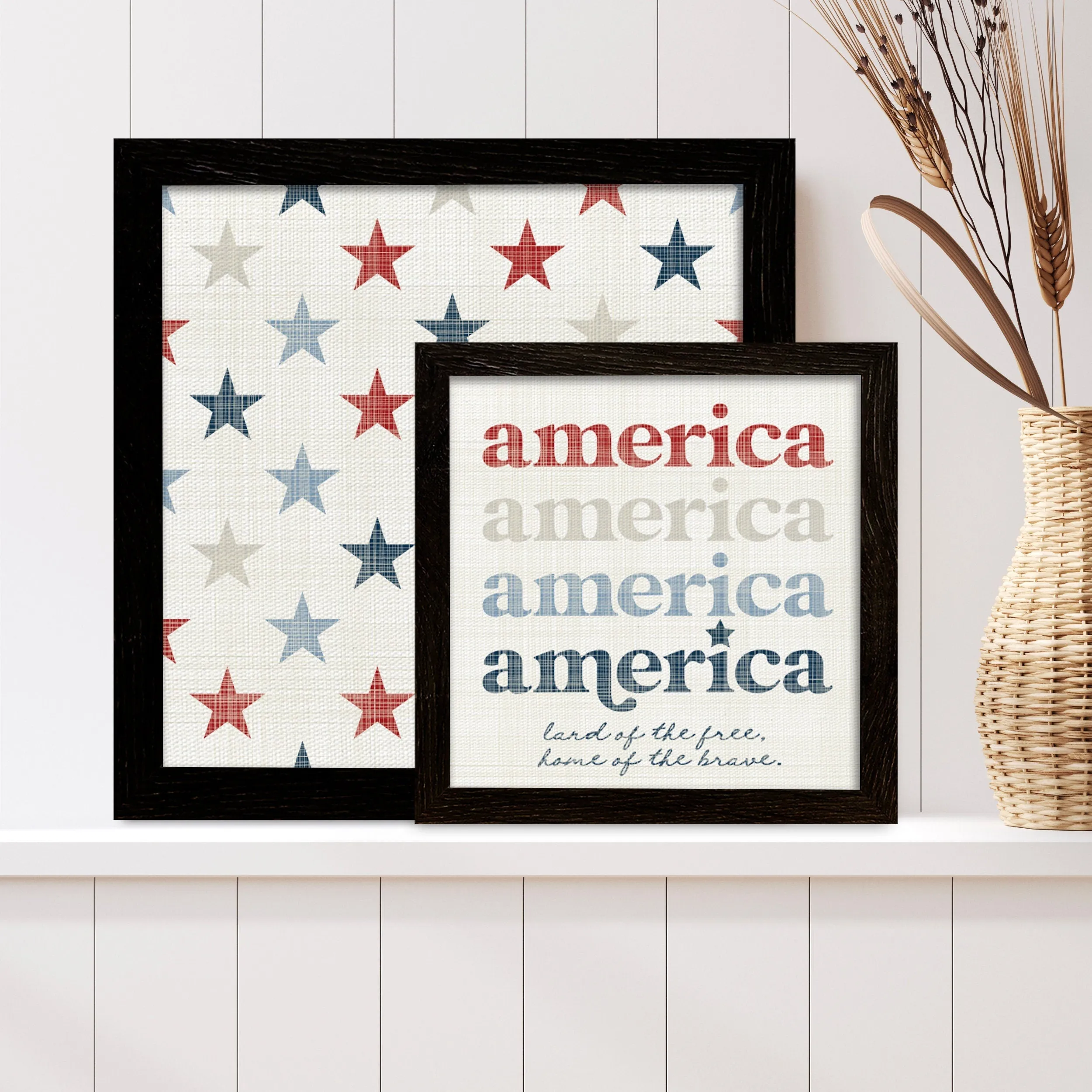fourth of july decorations farmhouse signs patriotic retro 4th of july signs america layering signs simple fourth july home decor farmhouse