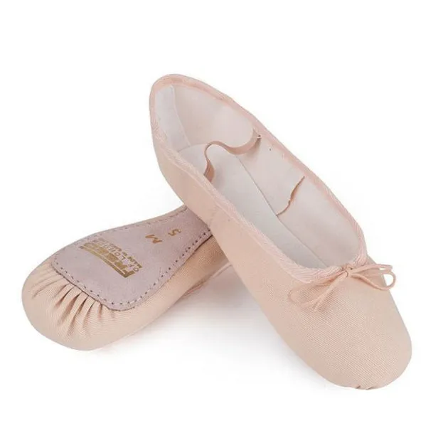 Freed 'Aspire' Child WIDE Pink Canvas Ballet Shoe