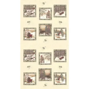 Frosted Flannels - Ivory Panel