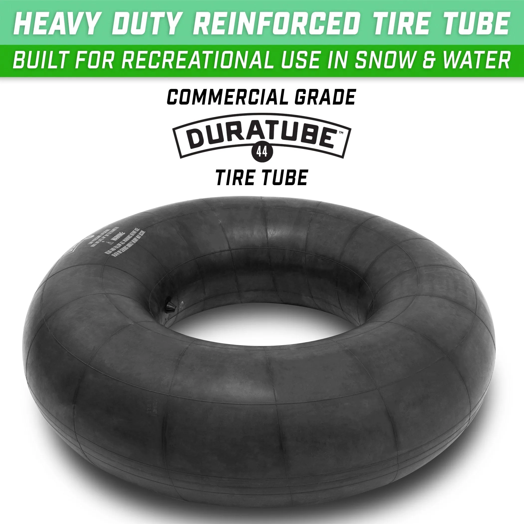 GoSports Duratube 44" Heavy-Duty Tire Tube - Black