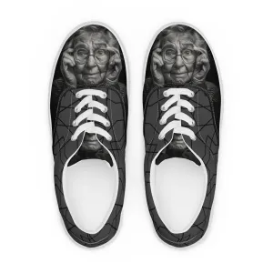 Graceful Glance Women’s lace-up canvas shoes