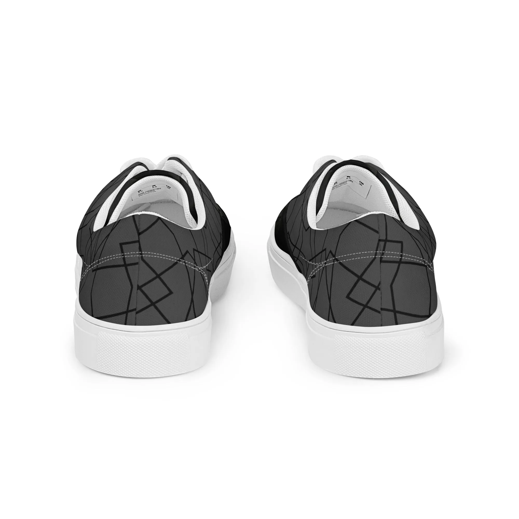 Graceful Glance Women’s lace-up canvas shoes