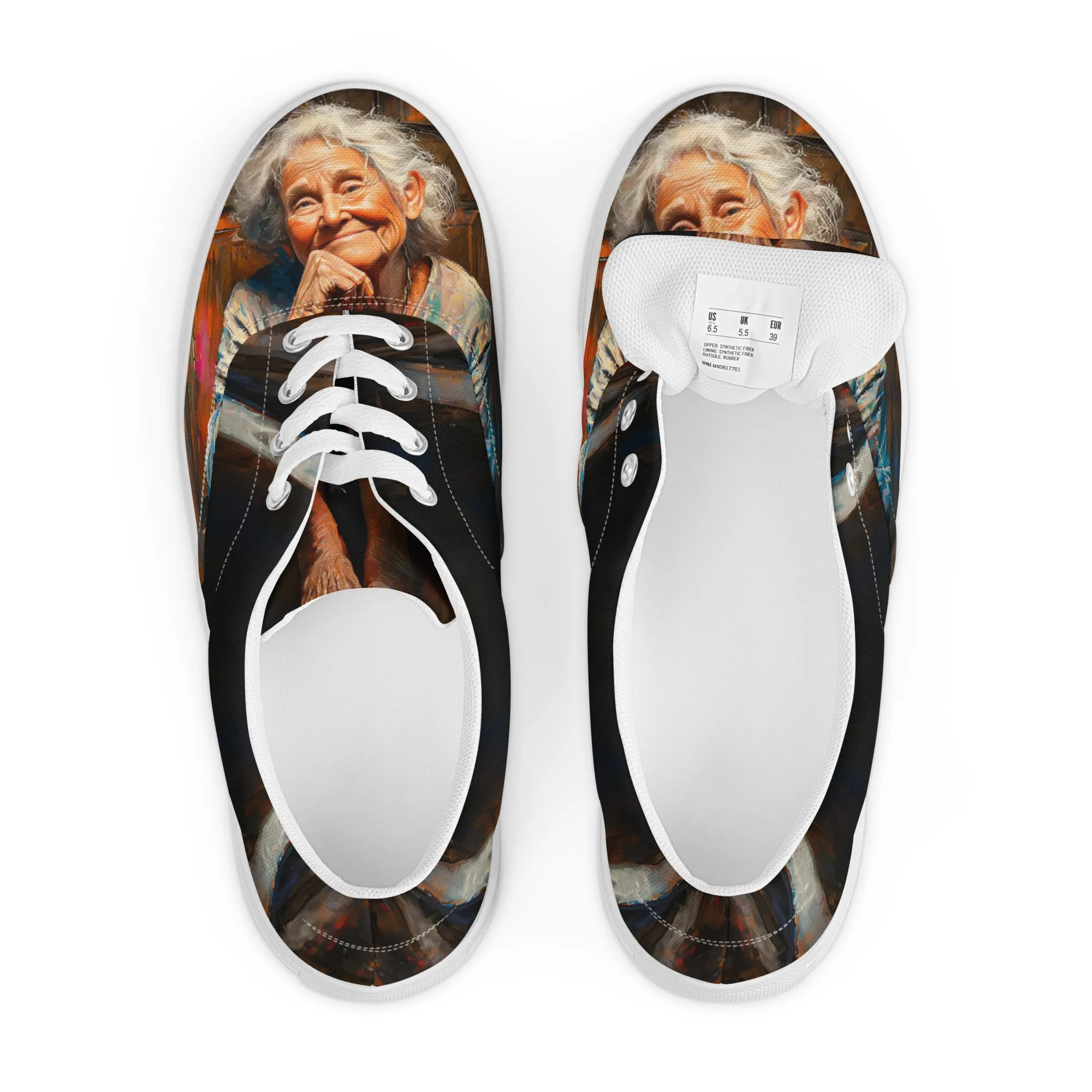 Joyful Struggle Women’s lace-up canvas shoes