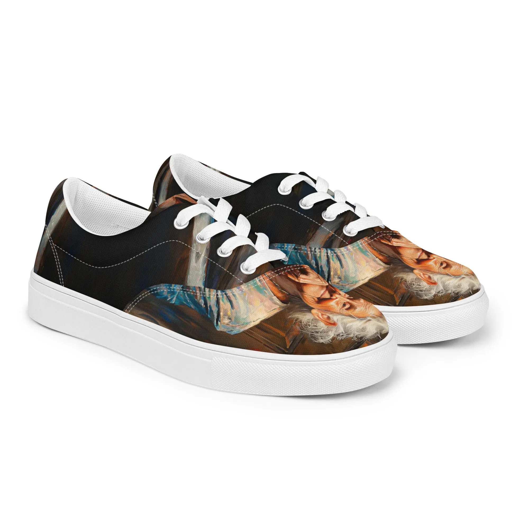 Joyful Struggle Women’s lace-up canvas shoes