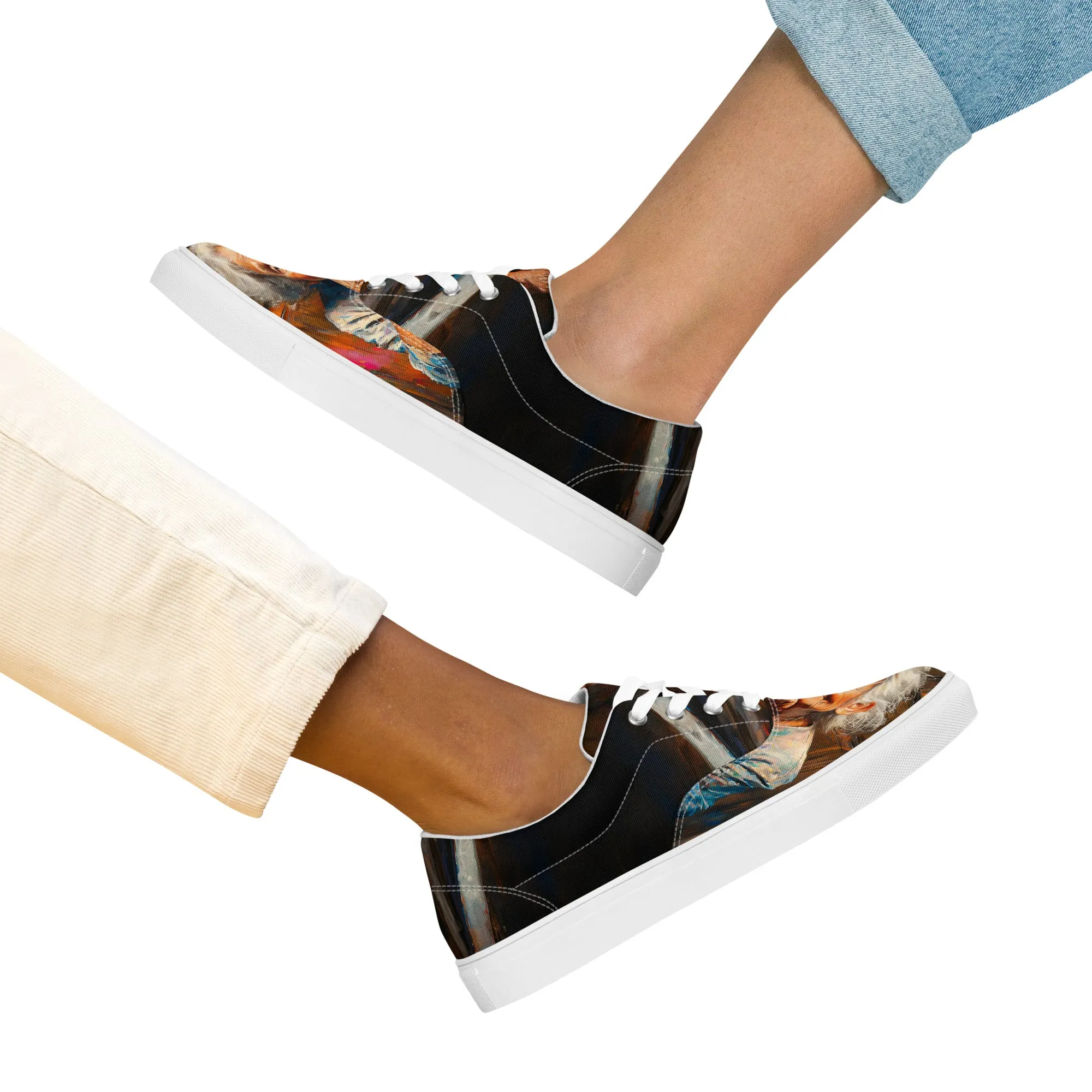 Joyful Struggle Women’s lace-up canvas shoes