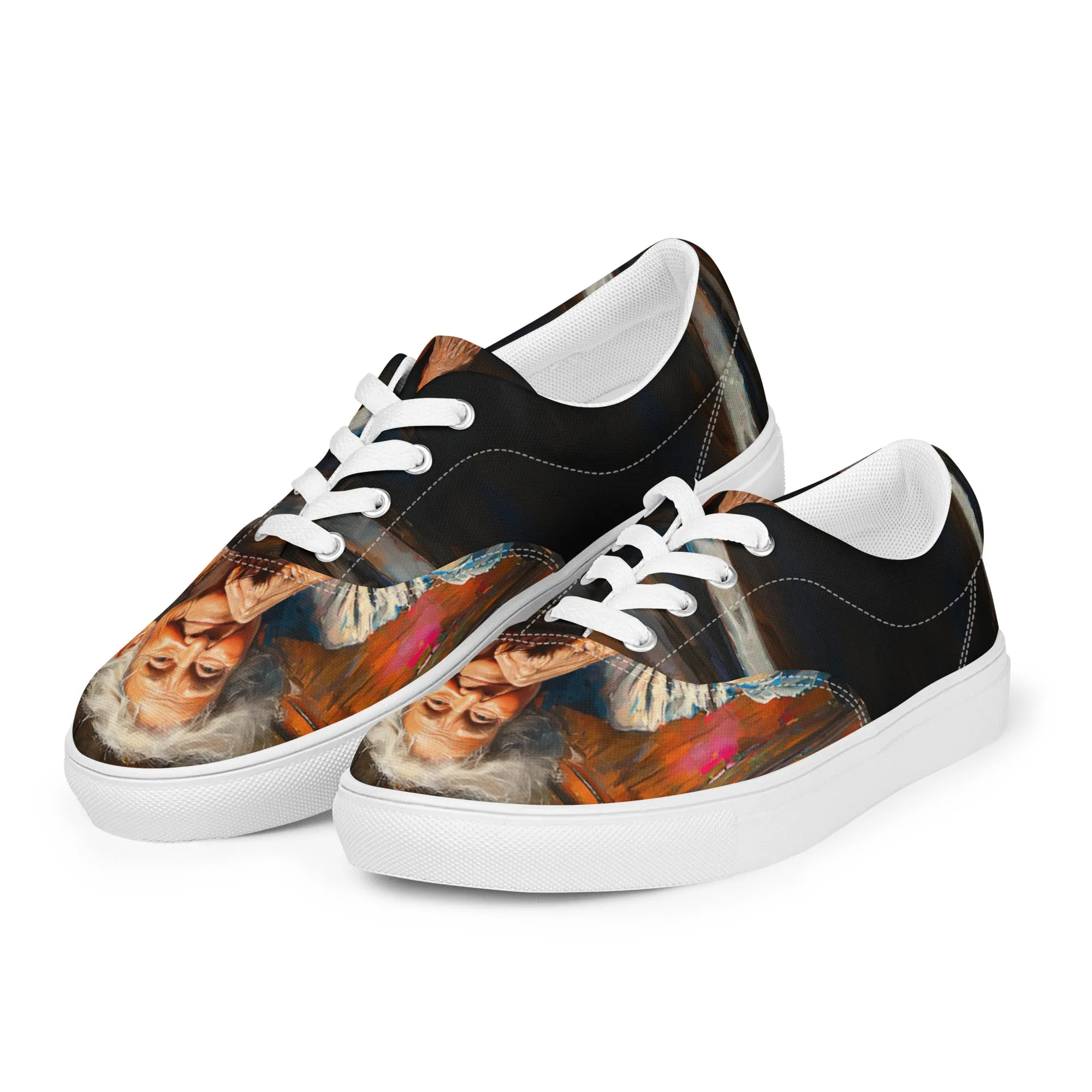 Joyful Struggle Women’s lace-up canvas shoes
