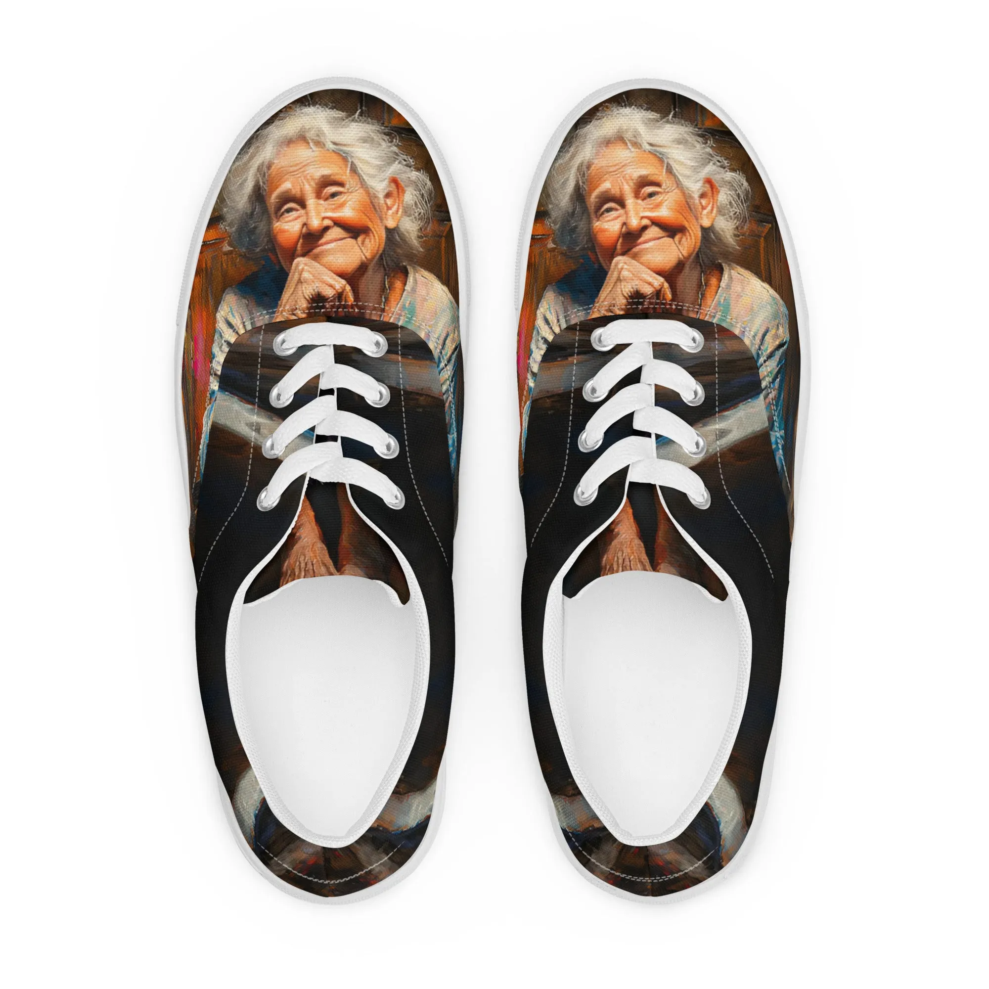 Joyful Struggle Women’s lace-up canvas shoes