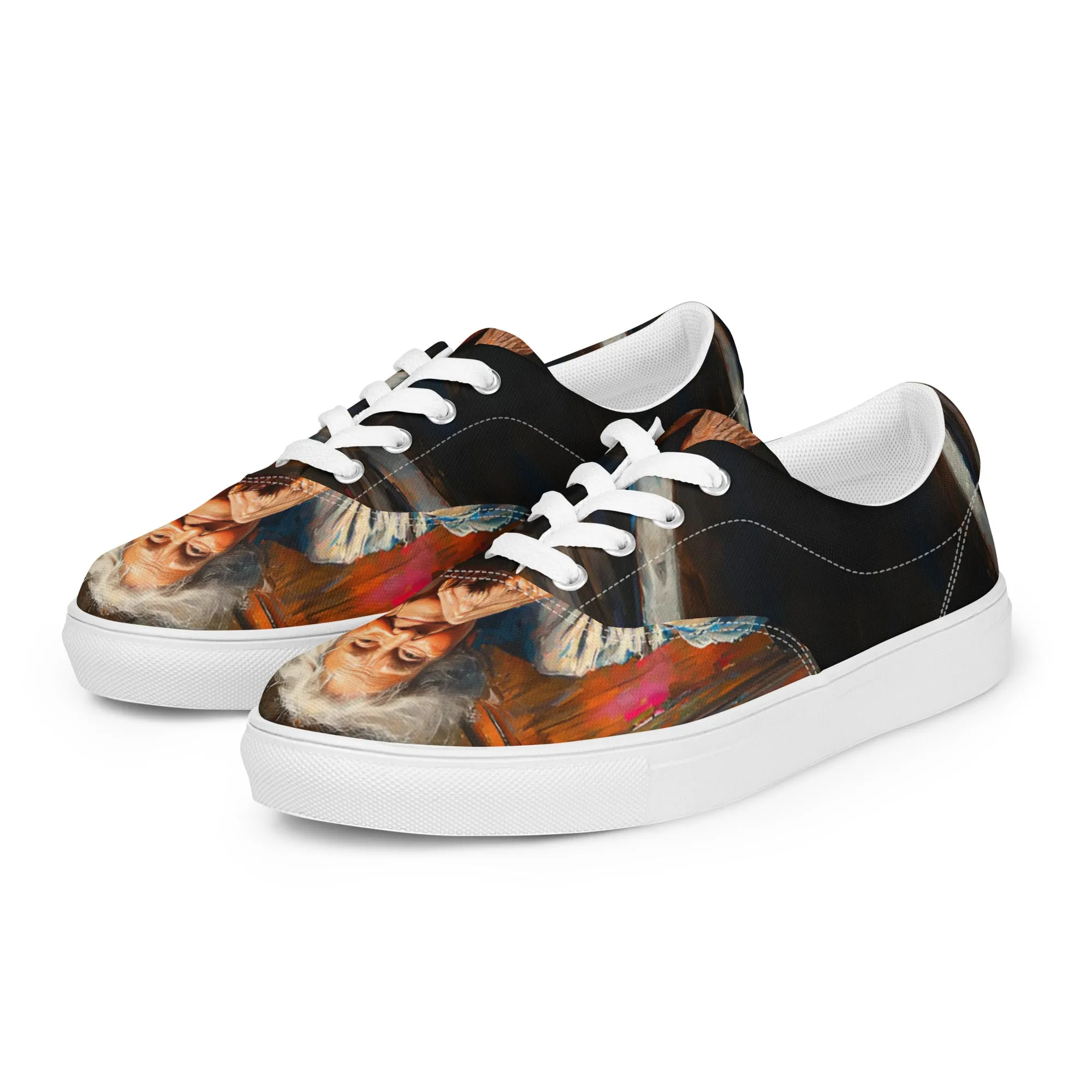 Joyful Struggle Women’s lace-up canvas shoes