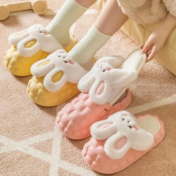 LovelyRLovely Cute Rabbit Fuzzy Slippers