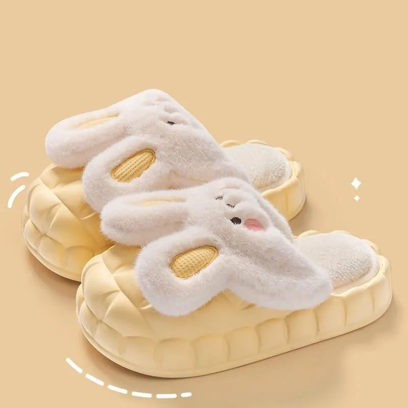 LovelyRLovely Cute Rabbit Fuzzy Slippers