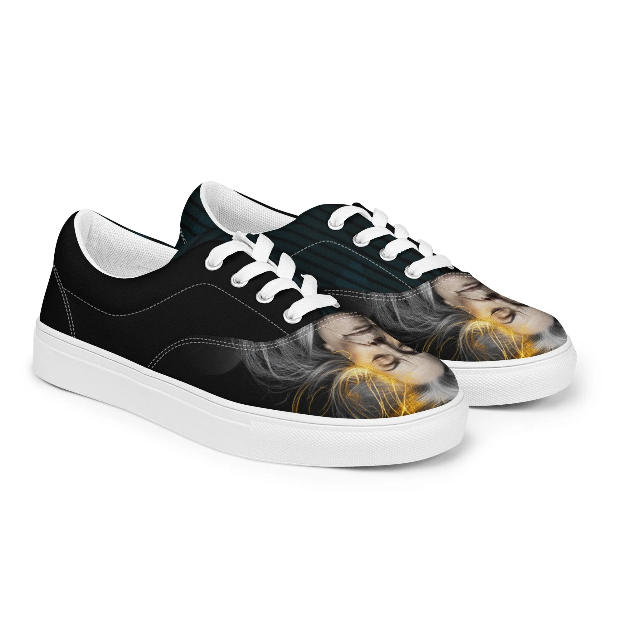 Majestic Aura Women’s lace-up canvas shoes