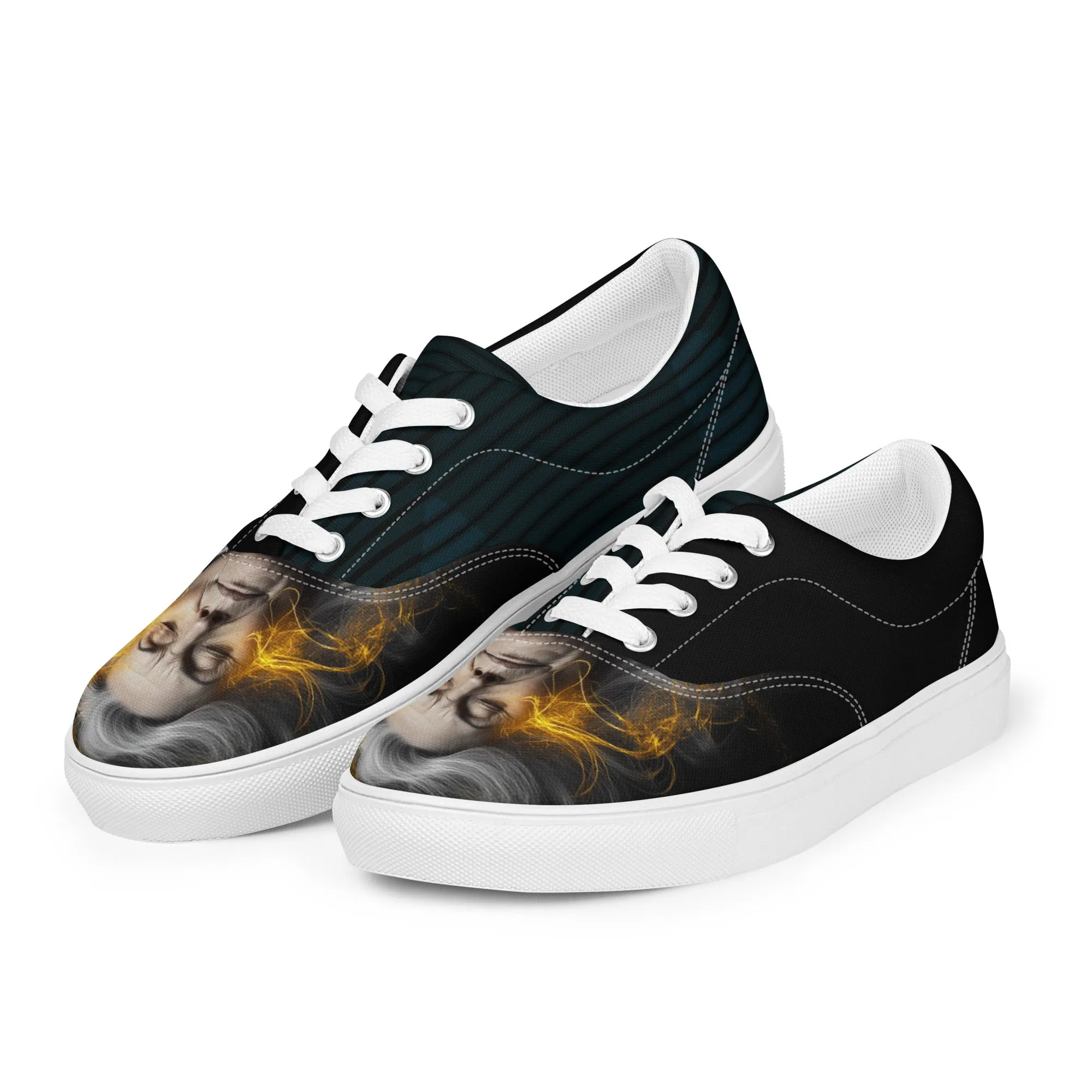 Majestic Aura Women’s lace-up canvas shoes