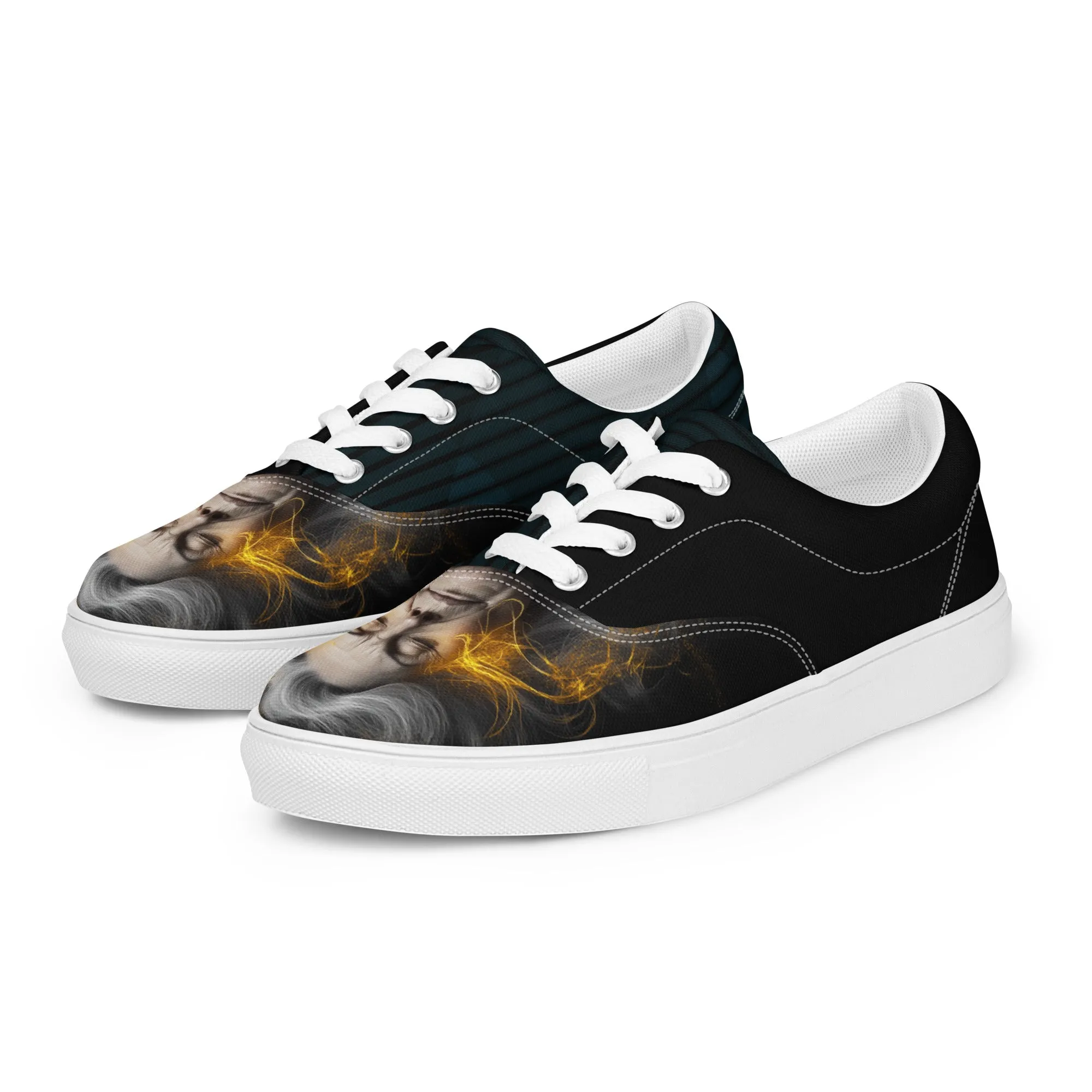 Majestic Aura Women’s lace-up canvas shoes