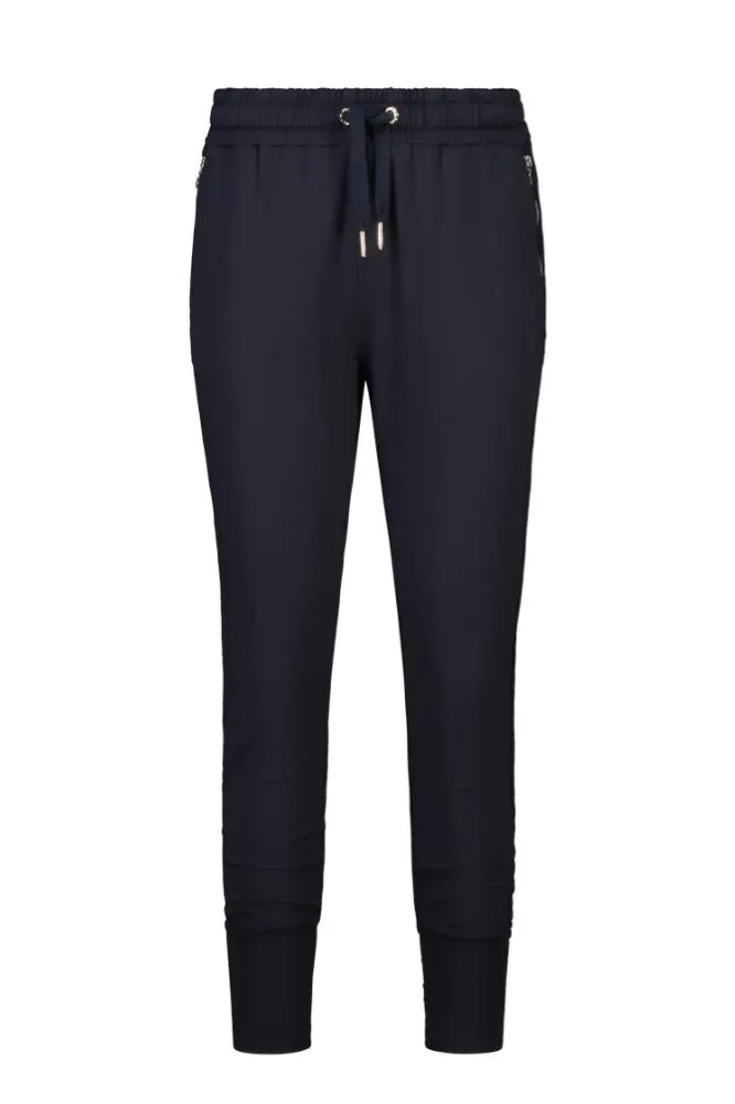 Moke Violet Pants Navy