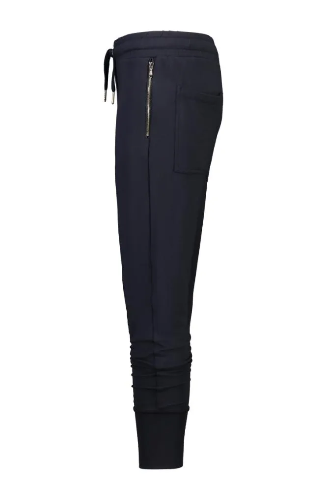 Moke Violet Pants Navy
