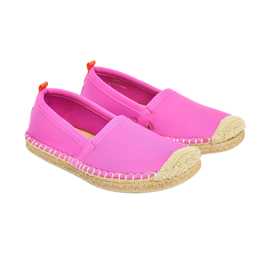 Sea Star Beachwear Kids Beachcomber Espadrille Water Shoe, Hot Pink
