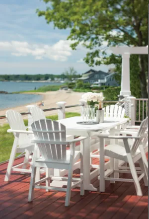 Seaside 083 Portsmouth Balcony Table 42x72 x 36H