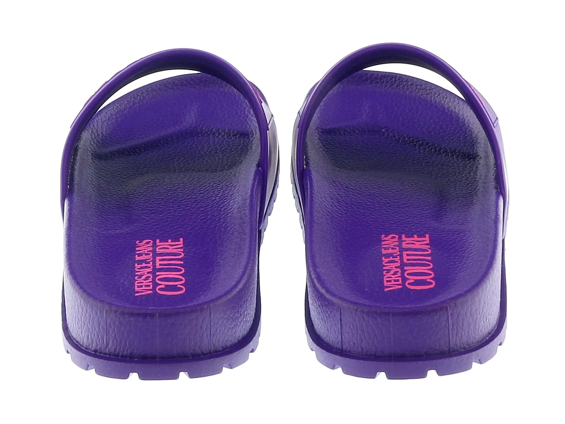 Versace Jeans Couture Purple Signature Fashion Beach Slide-